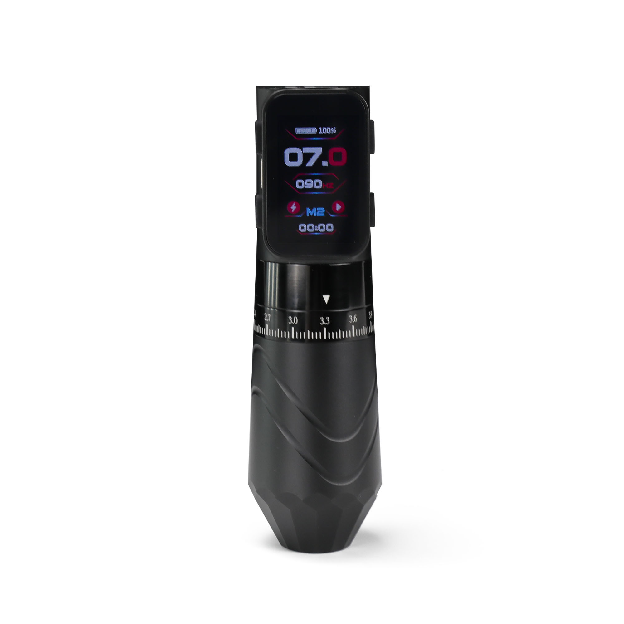 DUKE Wireless Pen K7 BLACK - kabellos - Hub verstellbar - mit extra starkem Akku 