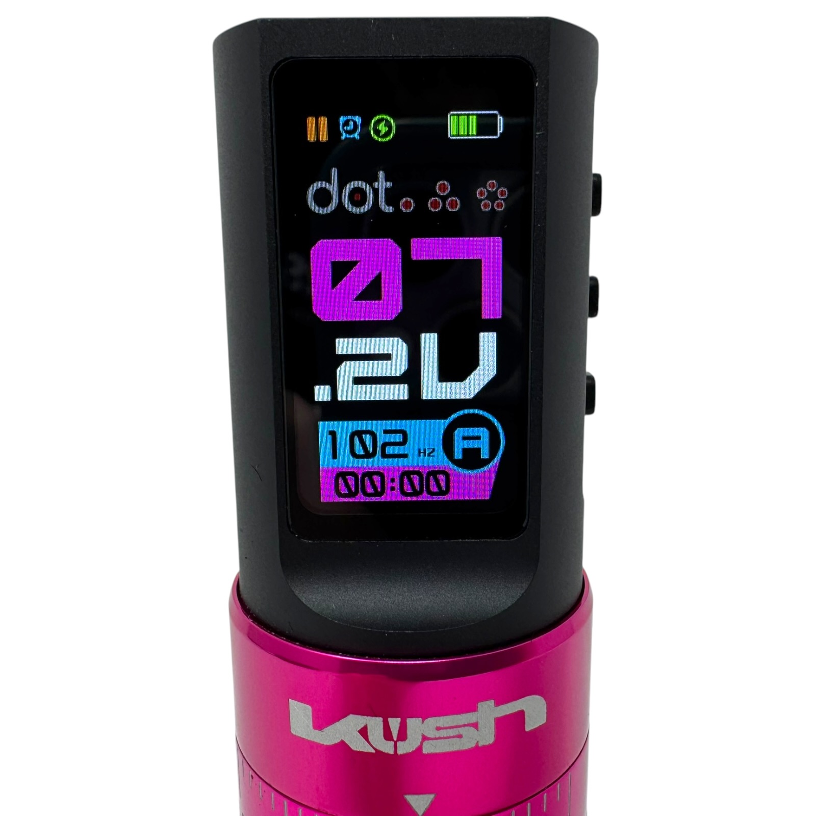 INKONE KUSH Pink - Wireless Tattoo PROFI Pen Maschine verstellbar New Generation