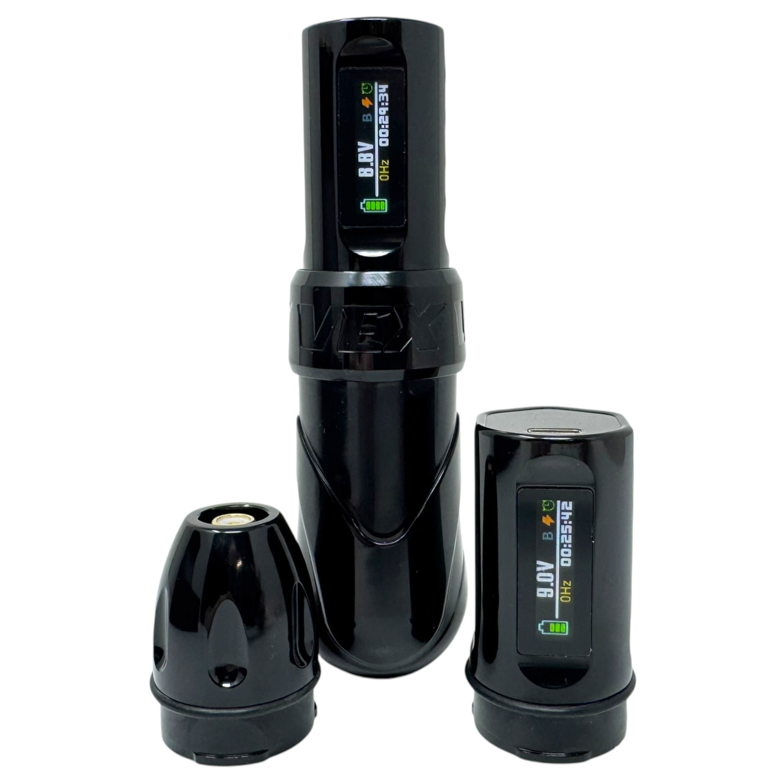 INKgrafiX® VEX Nightshade - Wireless Tattoo PROFI Pen Maschine - HD Brushless 2xAKKU - Premium