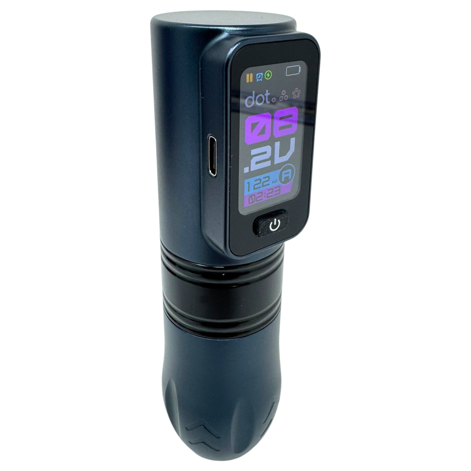 INKgrafiX® HEX Nightrazit - Wireless Tattoo PROFI Pen Maschine - HD Farbdisplay Speicher - Preis/Leistung!