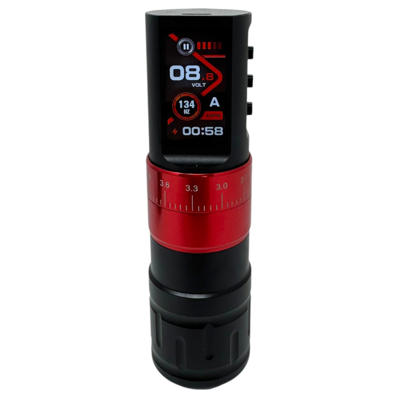INKONE U1 RED Lightning - Wireless Tattoo PROFI Pen Maschine verstellbar - 2 Akkus - New Generation  Kopie