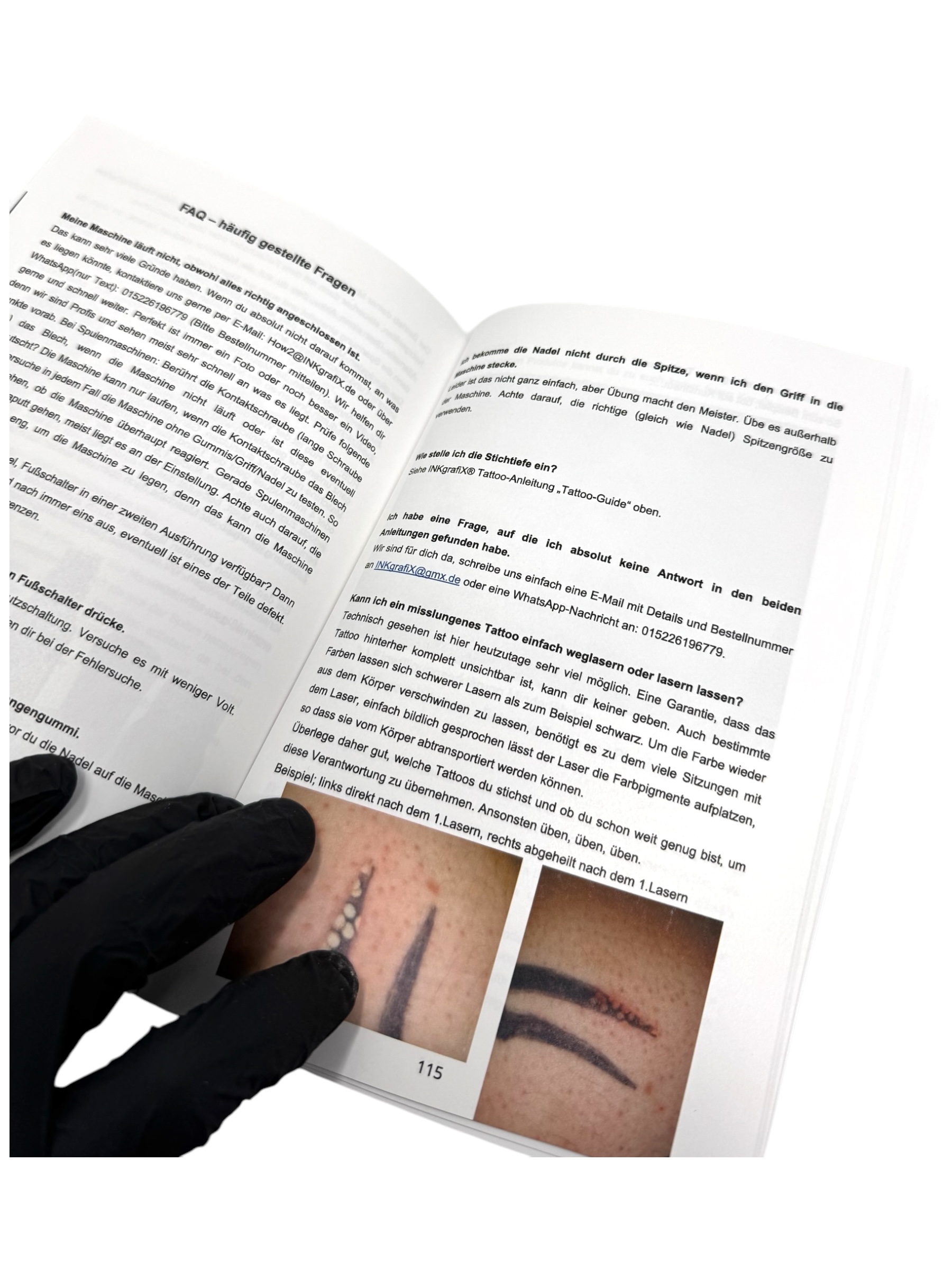 HOW 2 TATTOO - Buch - Wissen und Technik lernen - Start bis Studio 140 Seiten, von INKgrafiX® 