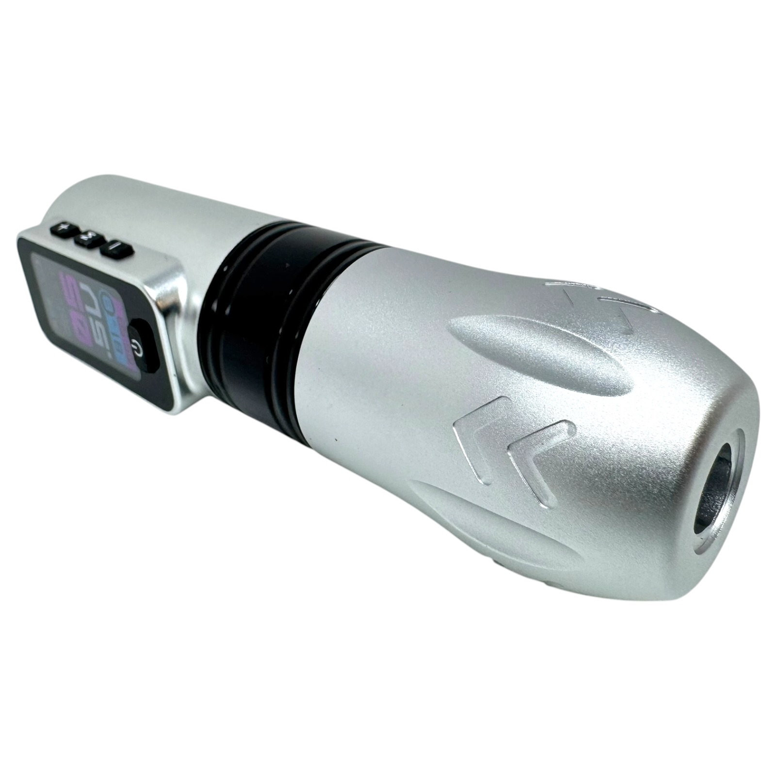 INKgrafiX® HEX Nightchrome Xtra Pack (+2.Akku) - Wireless Tattoo PROFI Pen Maschine - HD Farbdisplay Speicher - Preis/Leistung!
