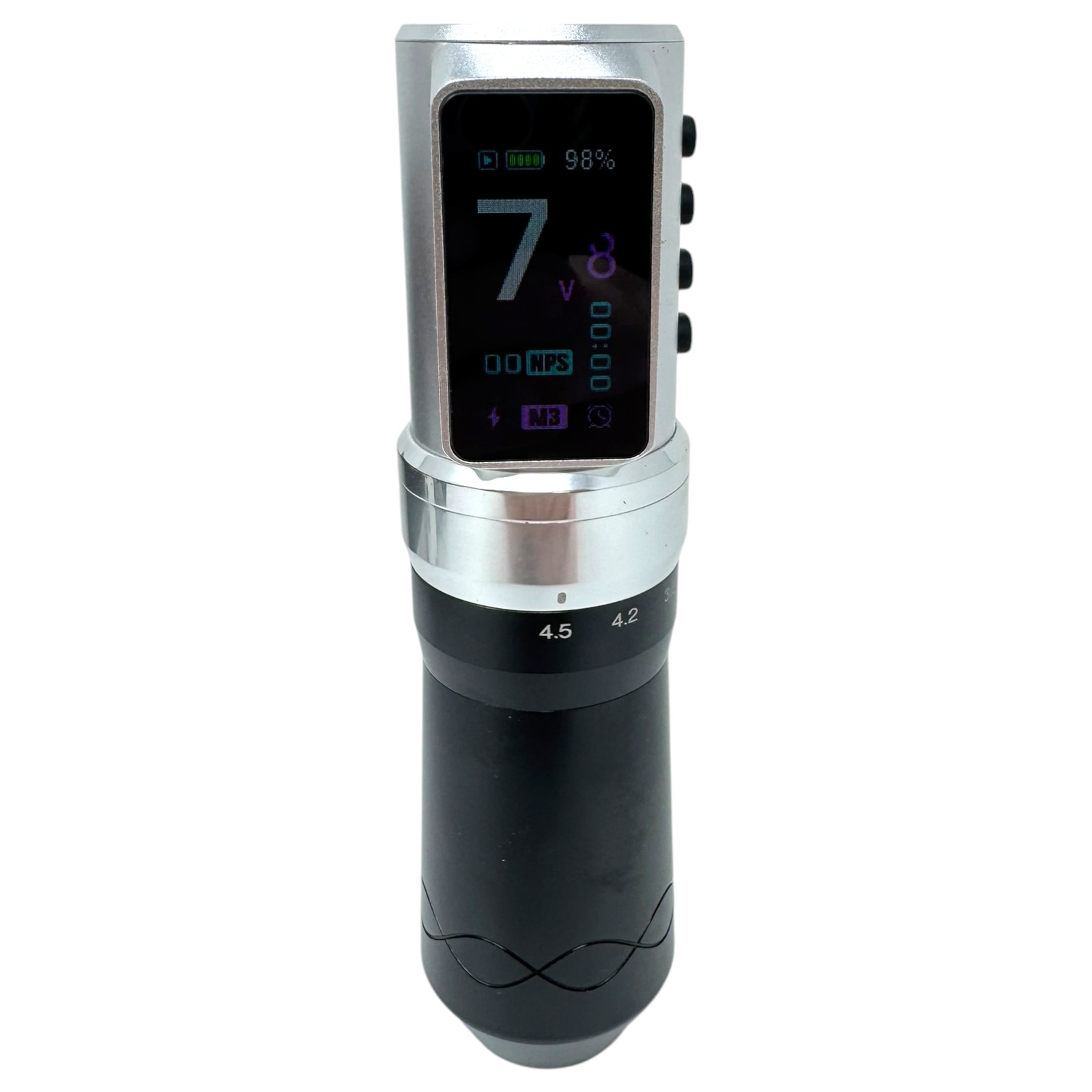 Tribal Jewelry® TJ7 Wireless Tattoo Pen 2x Akku Maschine Hub verstellbar Next Gen