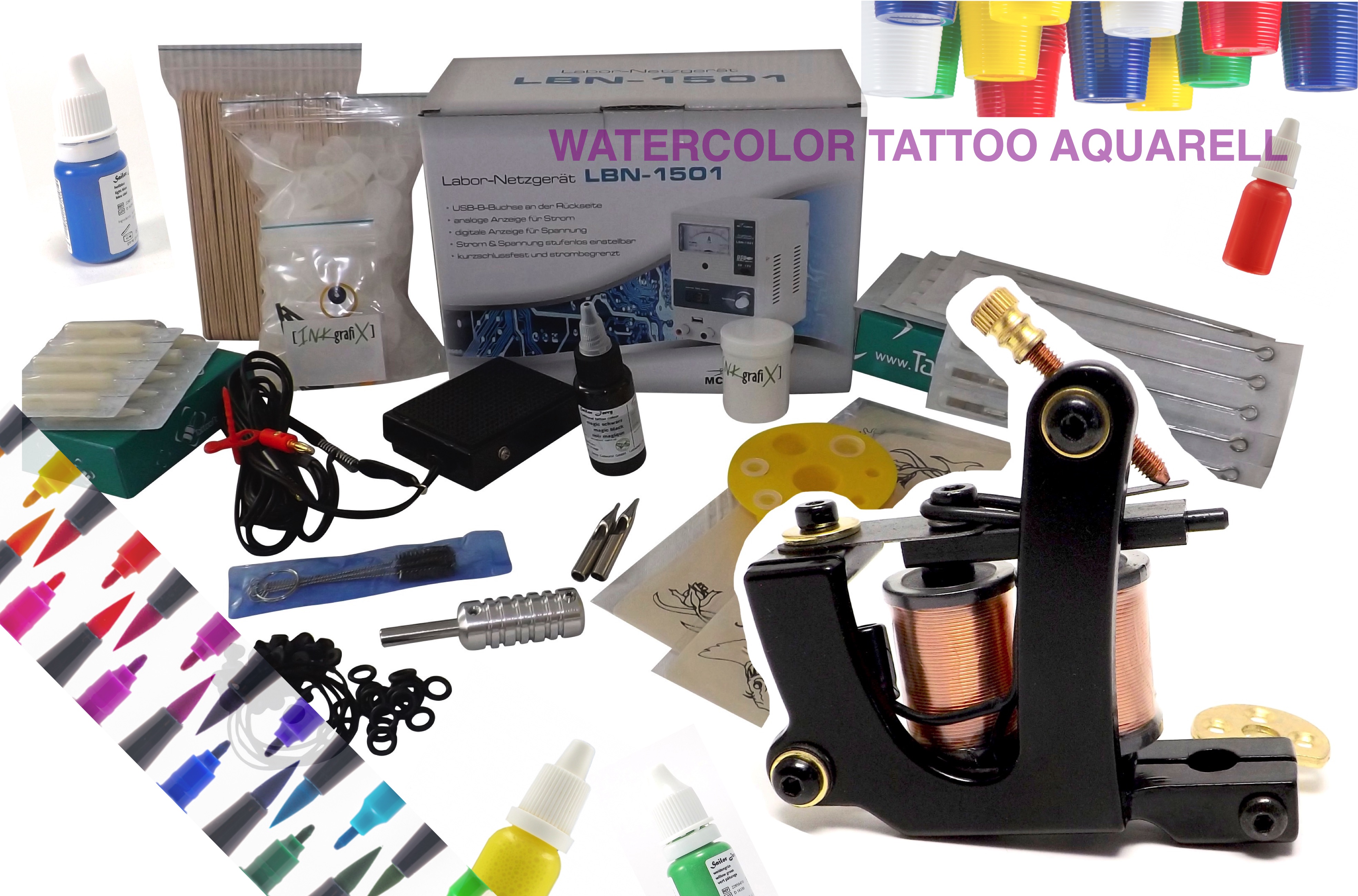 aquarelltattooset