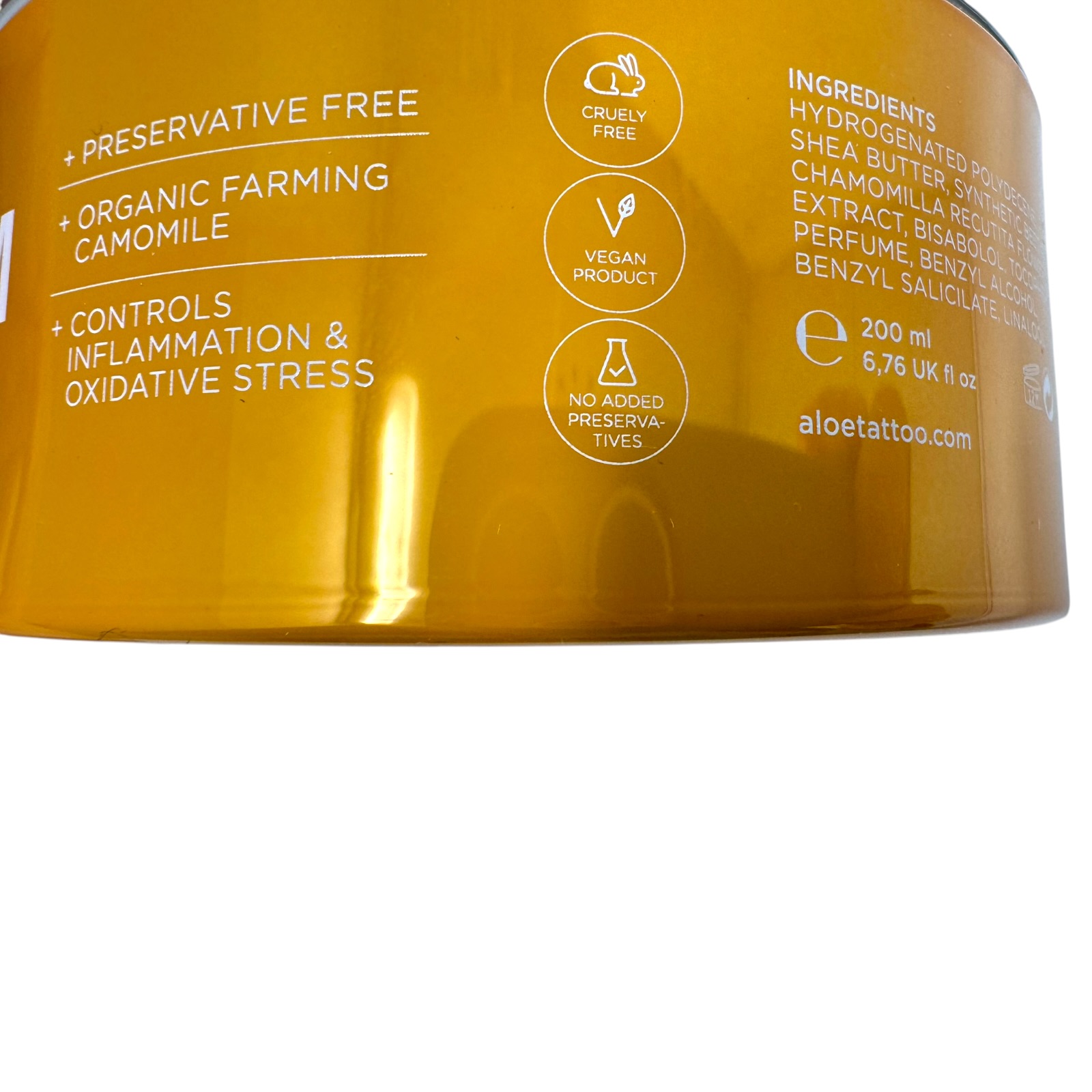 ALOE TATTOO BUTTER BALM - LOFTY BLOOM 200ml - vegan
