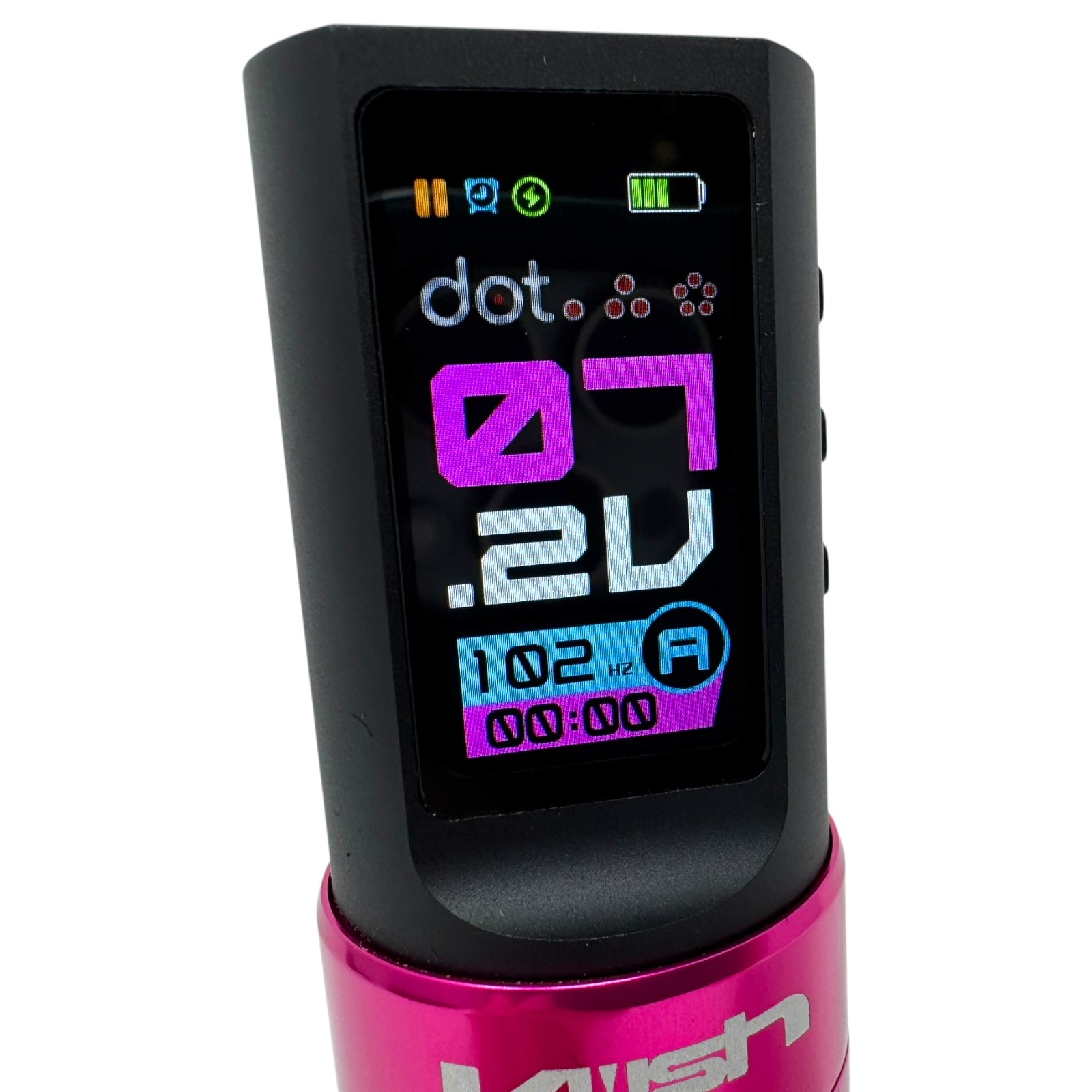INKONE KUSH Pink - Wireless Tattoo PROFI Pen Maschine verstellbar New Generation