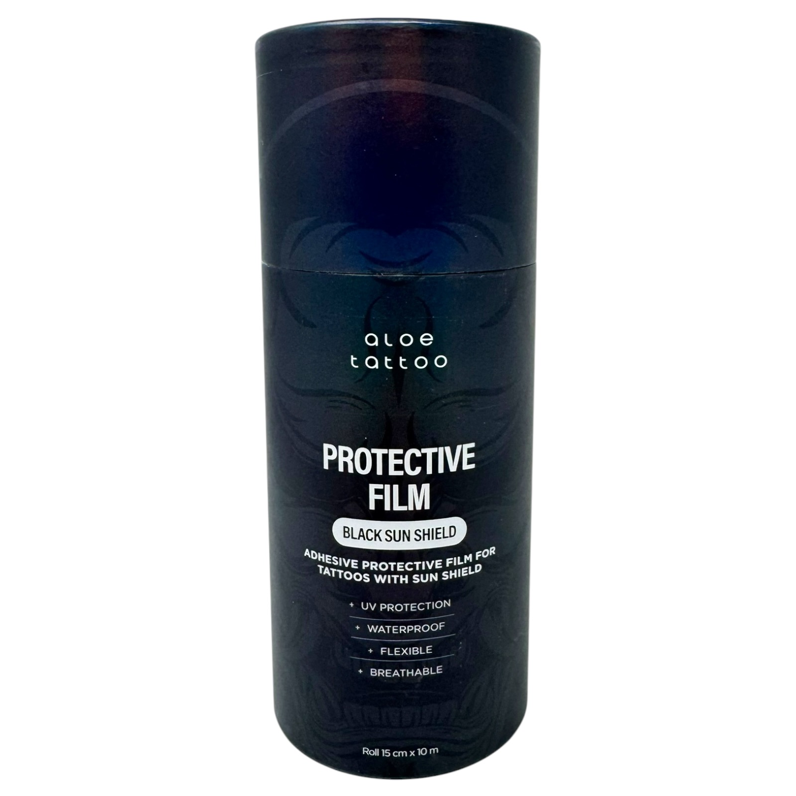 ALOE TATTOO FILM Rolle Black UV Schutz (10m x 15cm) - Tattoo sicher verschließen 
