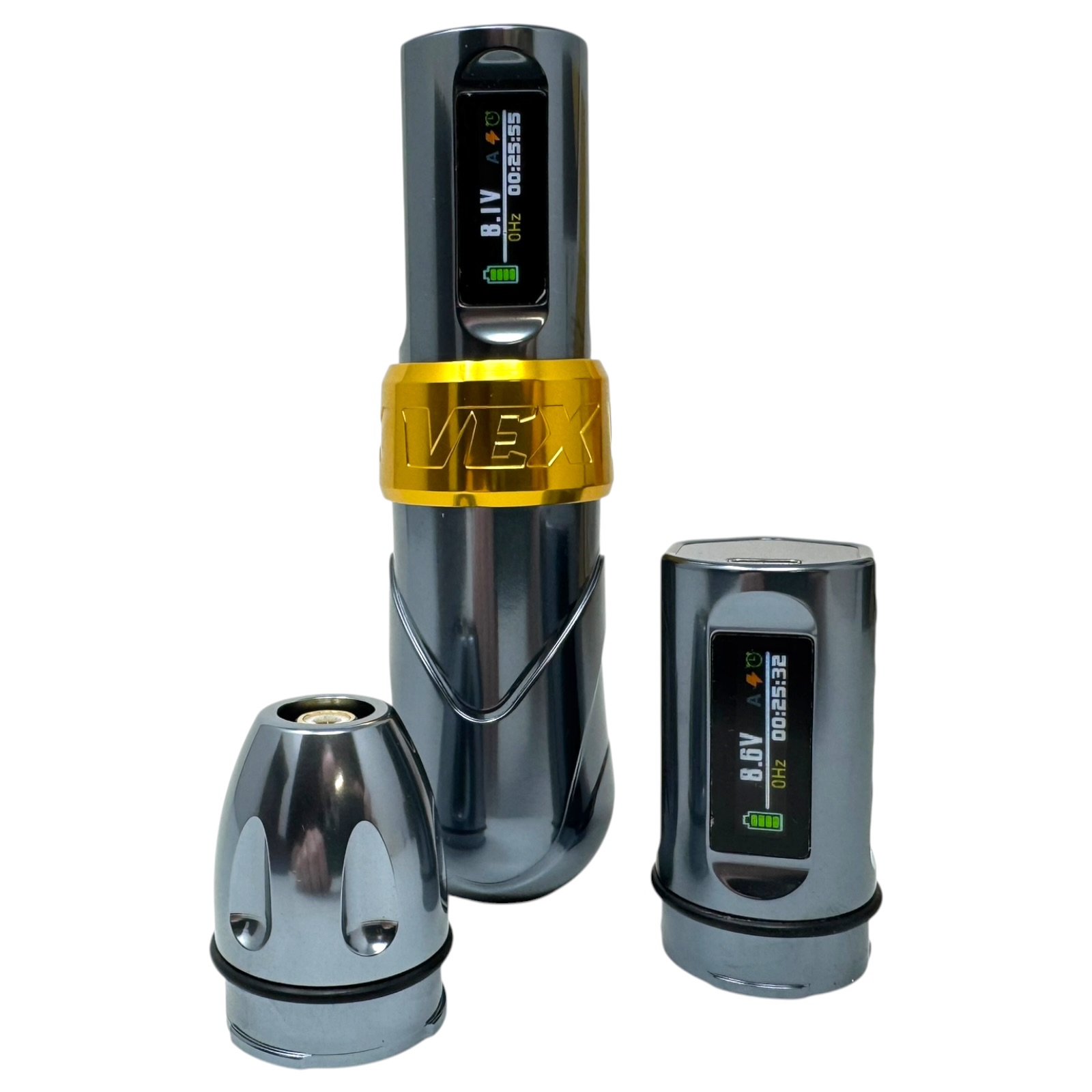 INKgrafiX® VEX Wireless Tattoo PROFI Pen Maschine - HD Brushless 2xAKKU - Premium