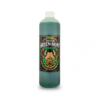 ALOE TATTOO Green Soap Konzentrat 500ml für 5Liter - vegan - Grüne Seife 