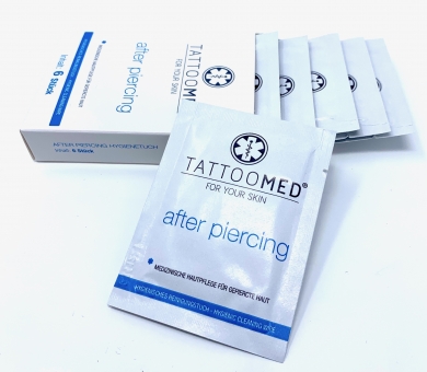 TattooMed® after piercing Hygienetuch (Box 6St.) 