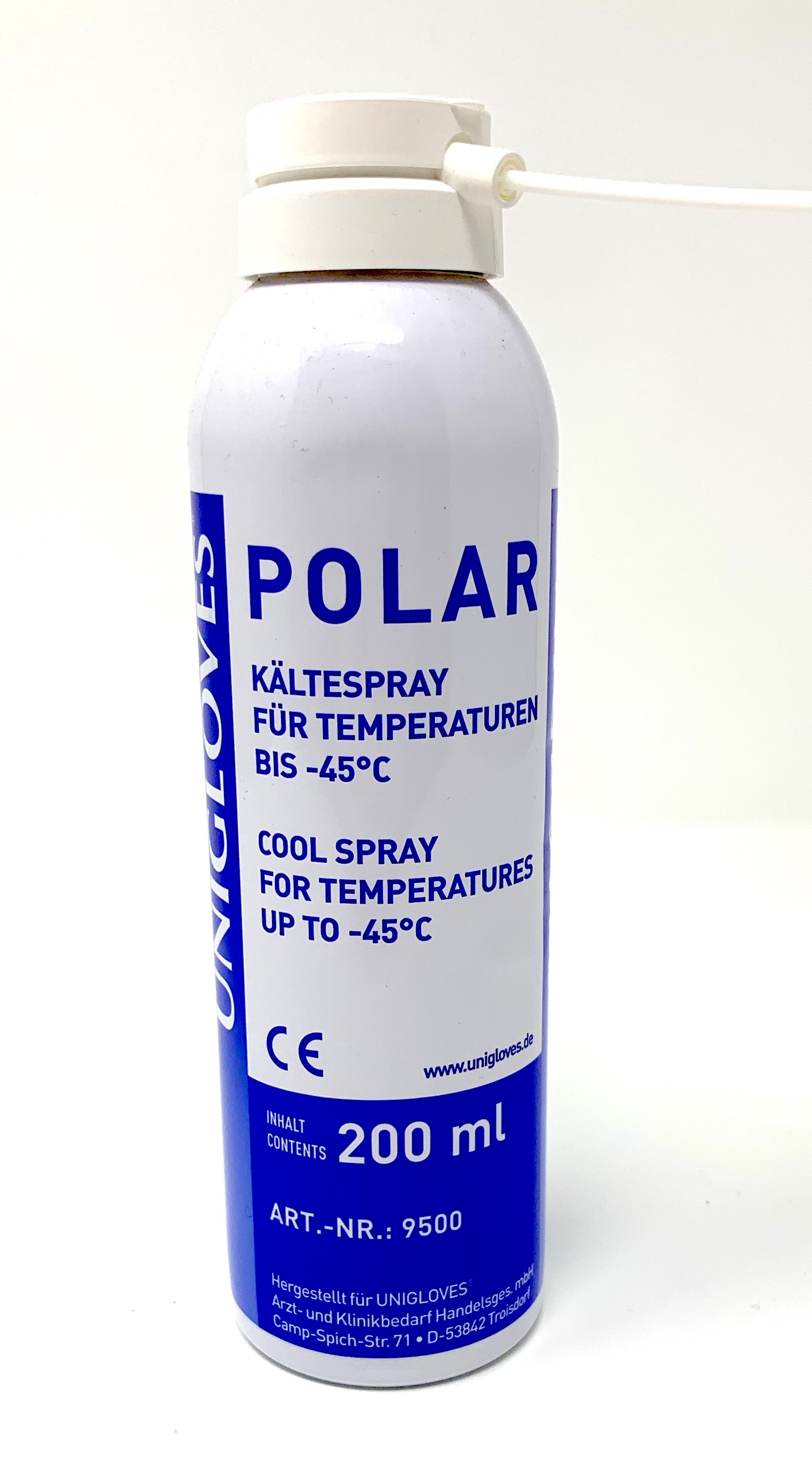 INKgrafiX Onlineshop, UNIGLOVES Kühlspray Kältespray Polar Eisspray  Piercing 200ml